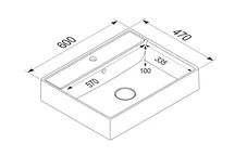 Keo Servantskap med overflatespeil og tilleggs-møbler 6