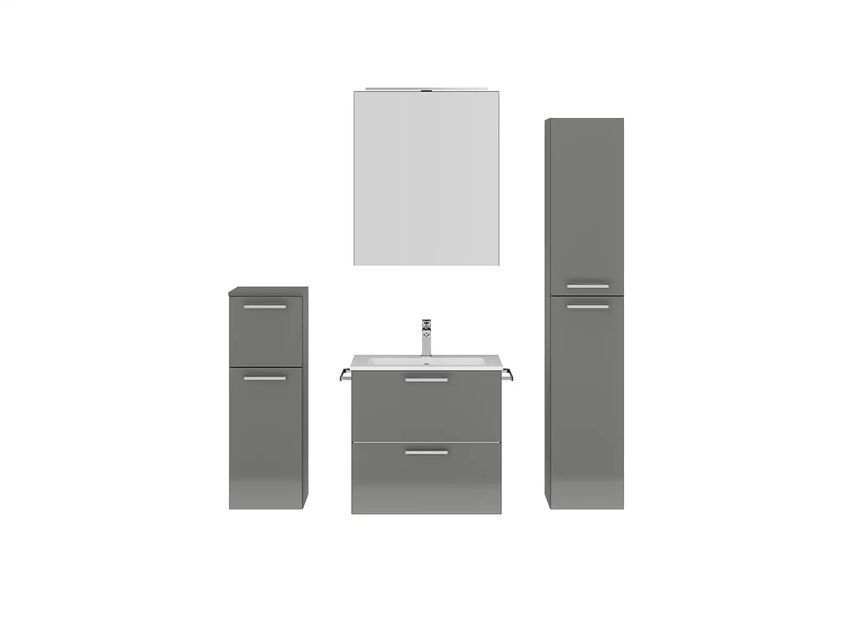 Keo Servantskap med overflatespeil og tilleggs-møbler 1