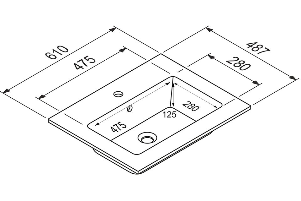 Keo Servantskap med overflatespeil og tilleggs-møbler 6