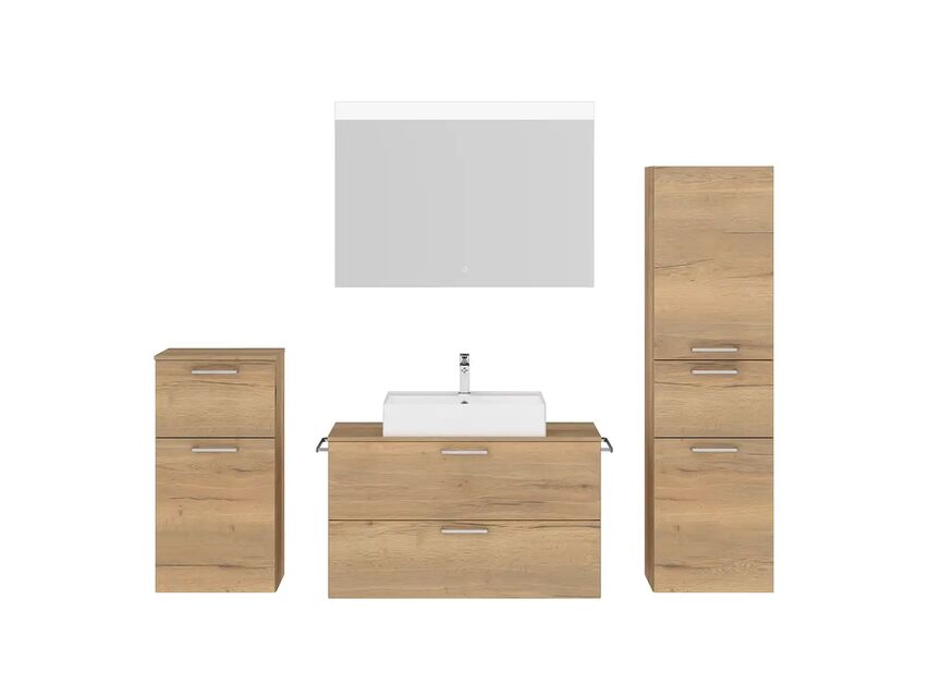 Keo Servantskap med overflatespeil og tilleggs-møbler 1