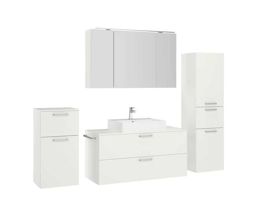 Keo Servantskap med overflatespeil og tilleggs-møbler 3