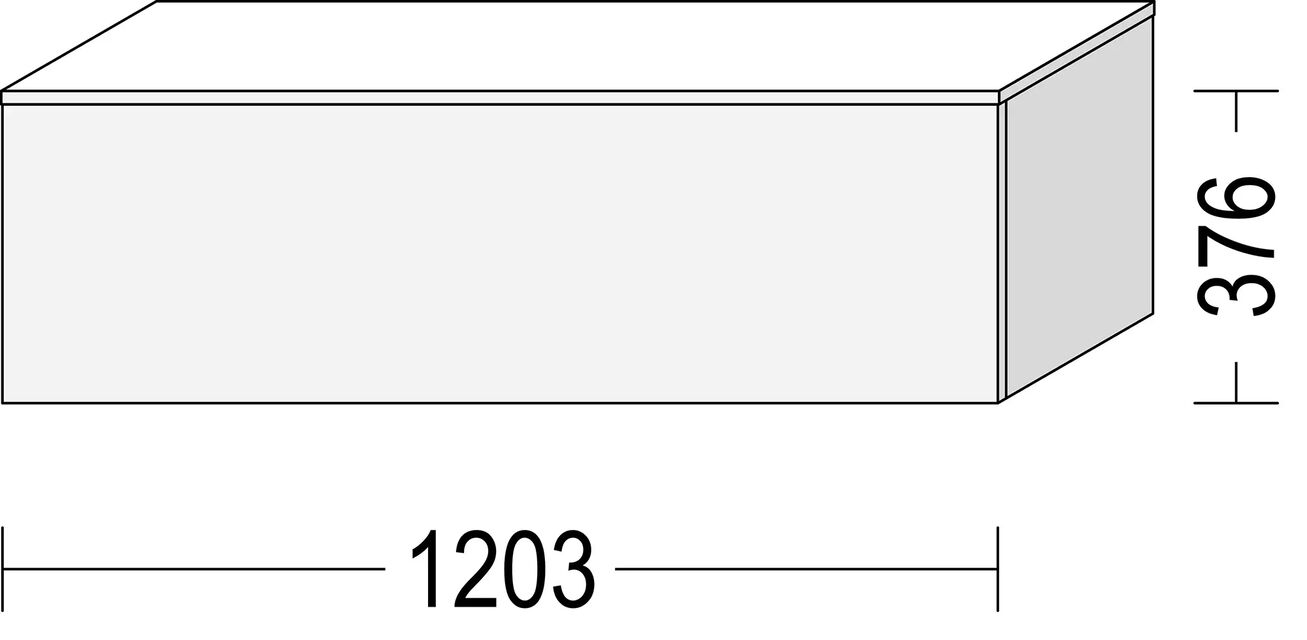 Keo Vegghylle Alpin hvit 120 cm 1