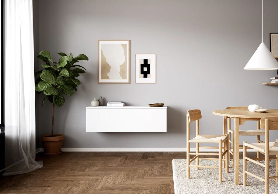 Keo Vegghylle Alpin hvit 120 cm 0